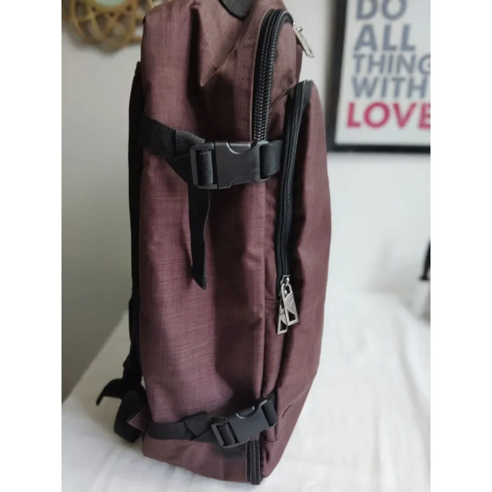 Hynes Eagle 38L Cabin Approved Carry on Bag Backpack Travel Weekender Luggage